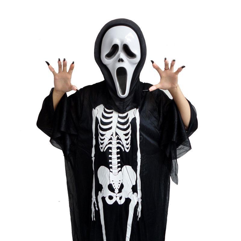 Halloween & Masquerade Costumes: Ghost Festival Outfits, Skull Gloves, and Carnival Performance Wear