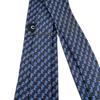 Chanel COCO Mark Business Commuting Flour Silk Tie Navy Silk Used