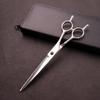Professional Pet Grooming Hair Trimming Set: Curved & Serrated Scissors for Dogs