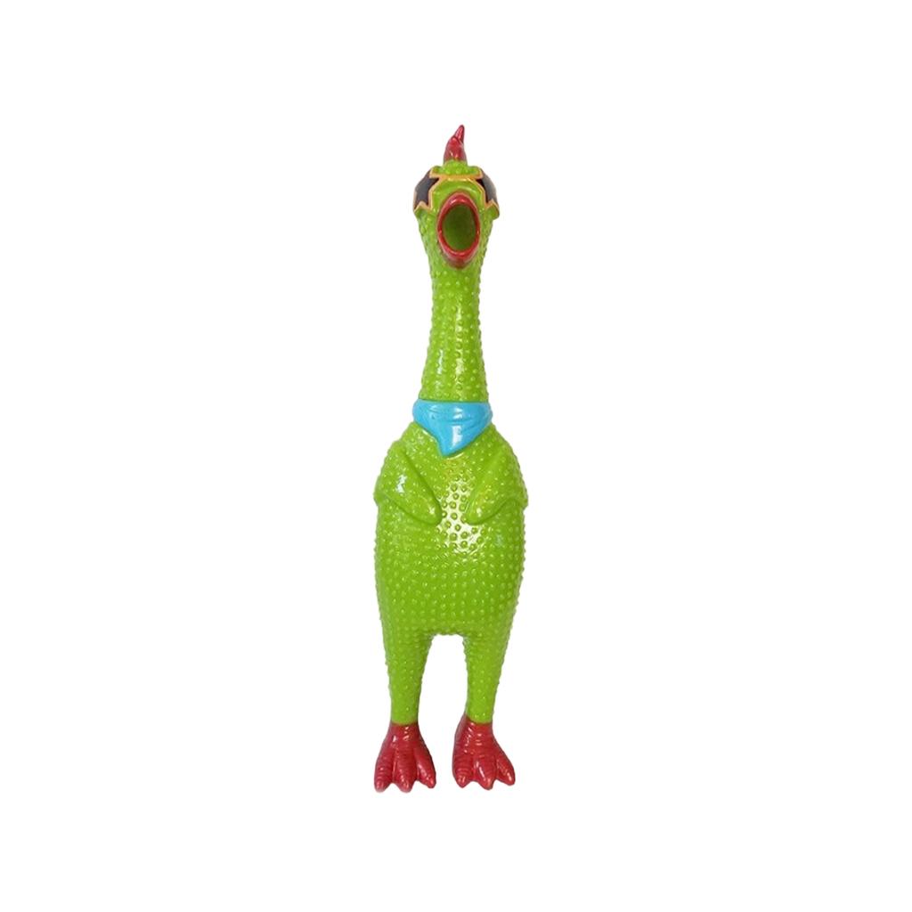 This Squeaking Chicken Is A Creative Prank Toy For Kids, Adults, And Dogs. Its Squeaking Sounds Are Incredibly Fun And Addictive.