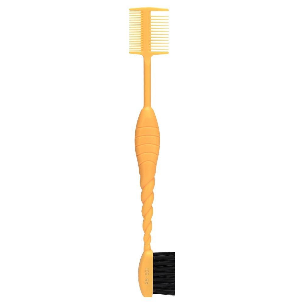 Foldable Eyebrow Brush Comb Double Headed Dust Brush Quick Hair Dye Applicator Brush  Daily Beauty