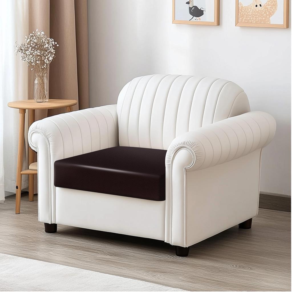 PU Leather Couch Cushion Slipcover Waterproof Stretch Covers for Sofa RV Chair Seat Cover Loveseat Couch Cushion Replacement