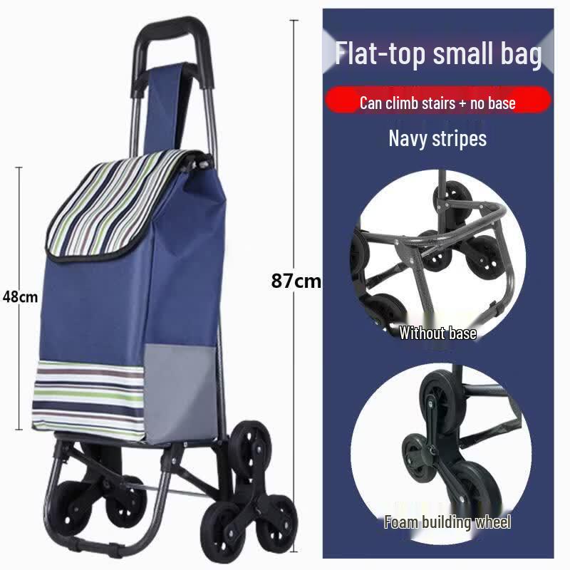 Foldable Stair Climbing Shopping Cart