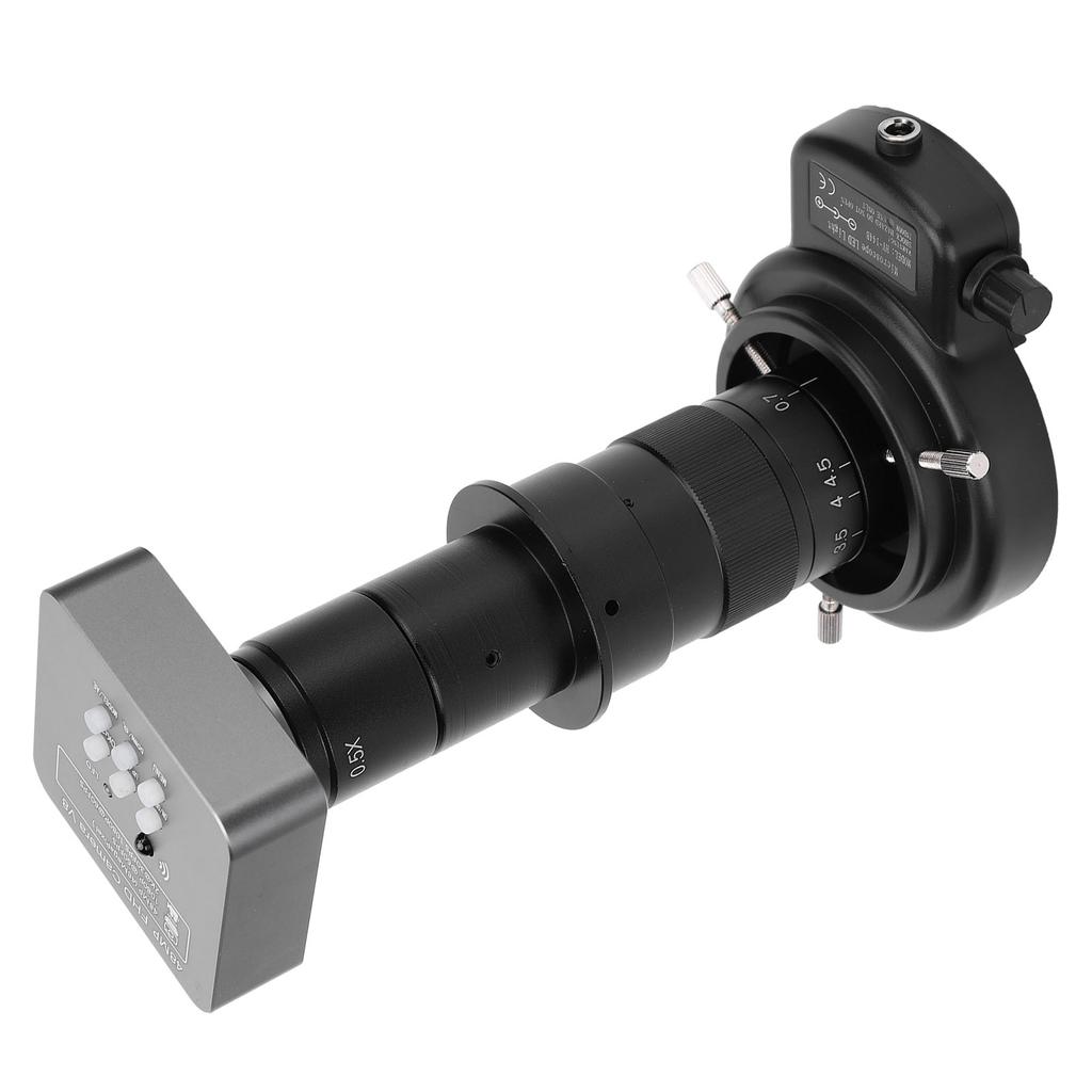 Microscope Camera 48Mp100X Lens56LED Light FHD HDMI USB for Phone PCB Welding