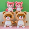Cartoon Little Raccoon Plush Toy Kawaii Stuffed Anime Bear Doll Soft Sofa Cushion Kids Sleeping Accompany Pillow Birthday Gifts
