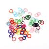 Inele de legătură din fier vopsit colorat de 1,2*8mm pentru brelocuri și artizanat