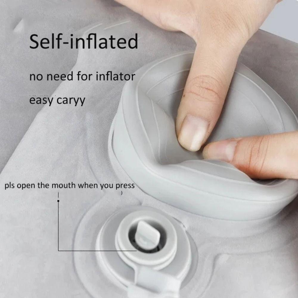 Self Inflatable Inflation-Airplane Footrest 2/3 Layers Inflatable Foot Rest  Outdoor Chair