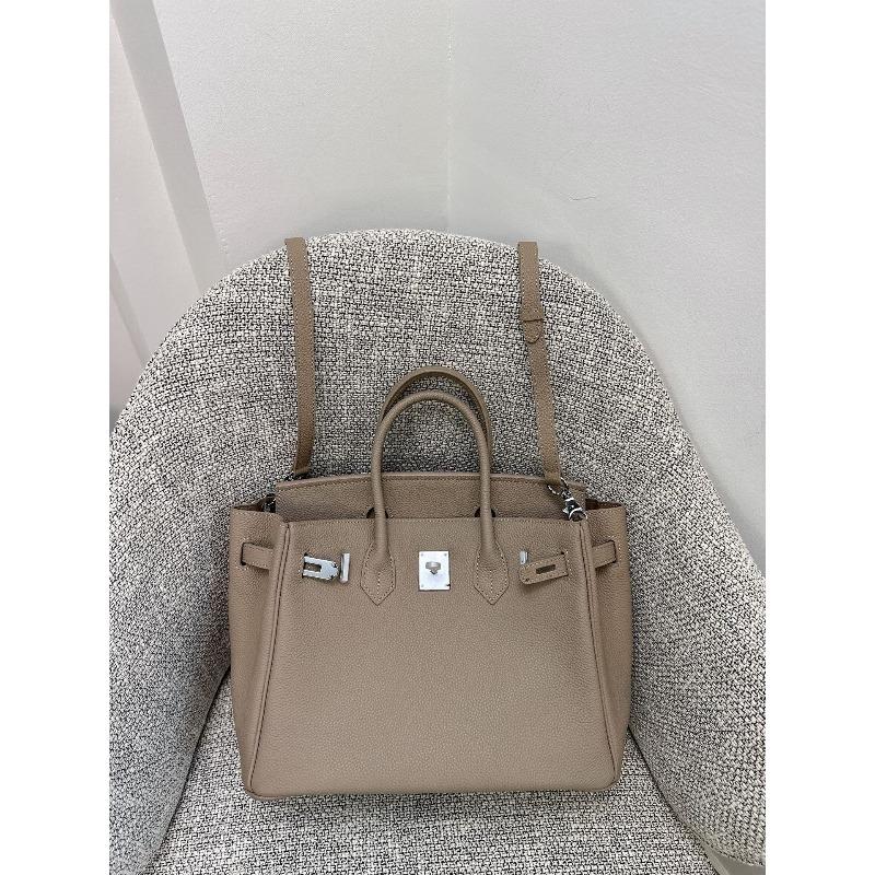 Togo eerste laag rundleer platina tas lychee patroon zilveren gesp handtas high-end slot lederen schouder crossbody dames tas