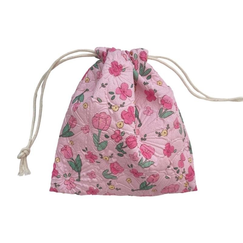 Reusable Polyester Drawstring Bag Storage Organized For Beauty Tools Jewelry Practical Travel Accessories Pouch