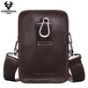 Humerpaul New Men Bags First Layer Cowhide Shoulder Bag Retro Messenger Bag Multi-function Tool Storage Bag Sports Waist Bag