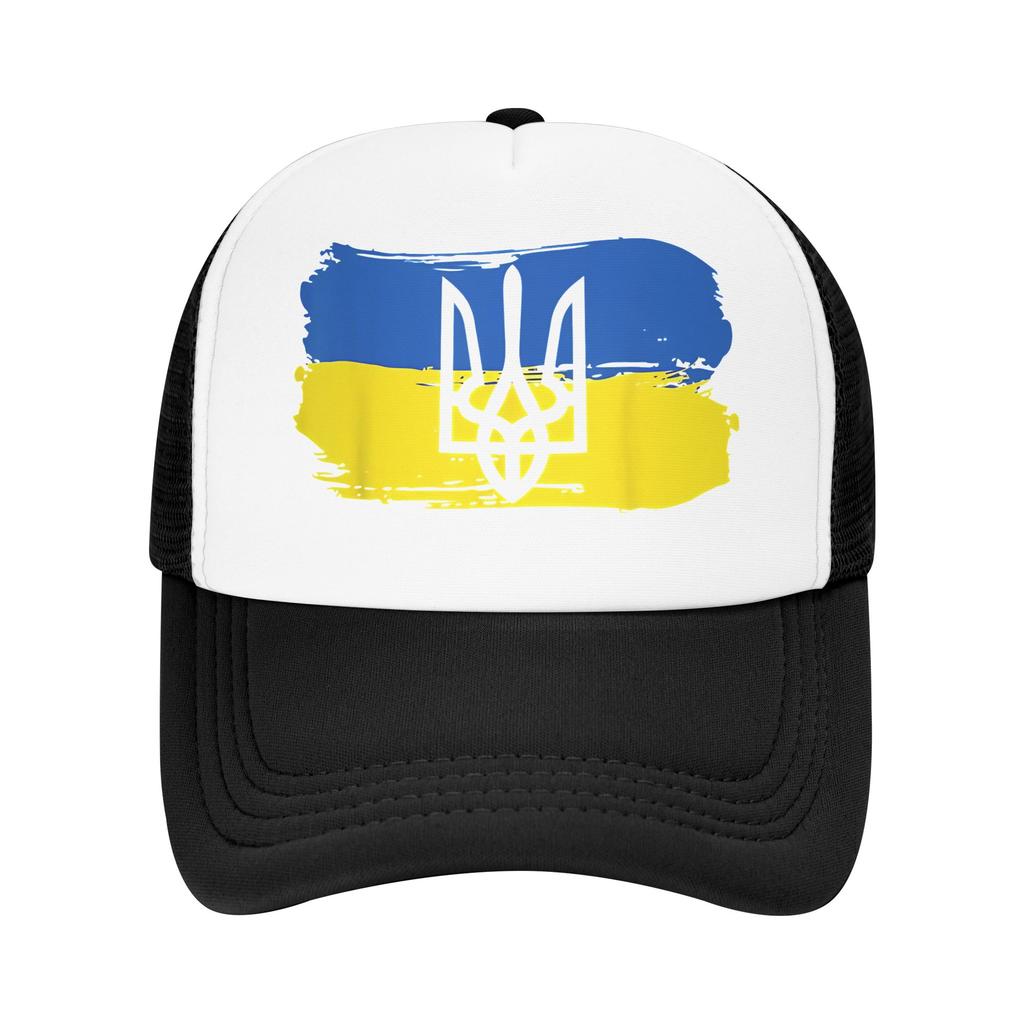 Summer Sun Hats Vintage Ukraine Ukrainian Flag Pride Baseball Cap Breathable Print Hip Hop Hats Unisex yk Cute Baseball Caps