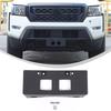 ABS Plastic Front Bumper Tow Hook License Plate Mounting Holder Bracket Suitable for Nissan Frontier -2024 N Version