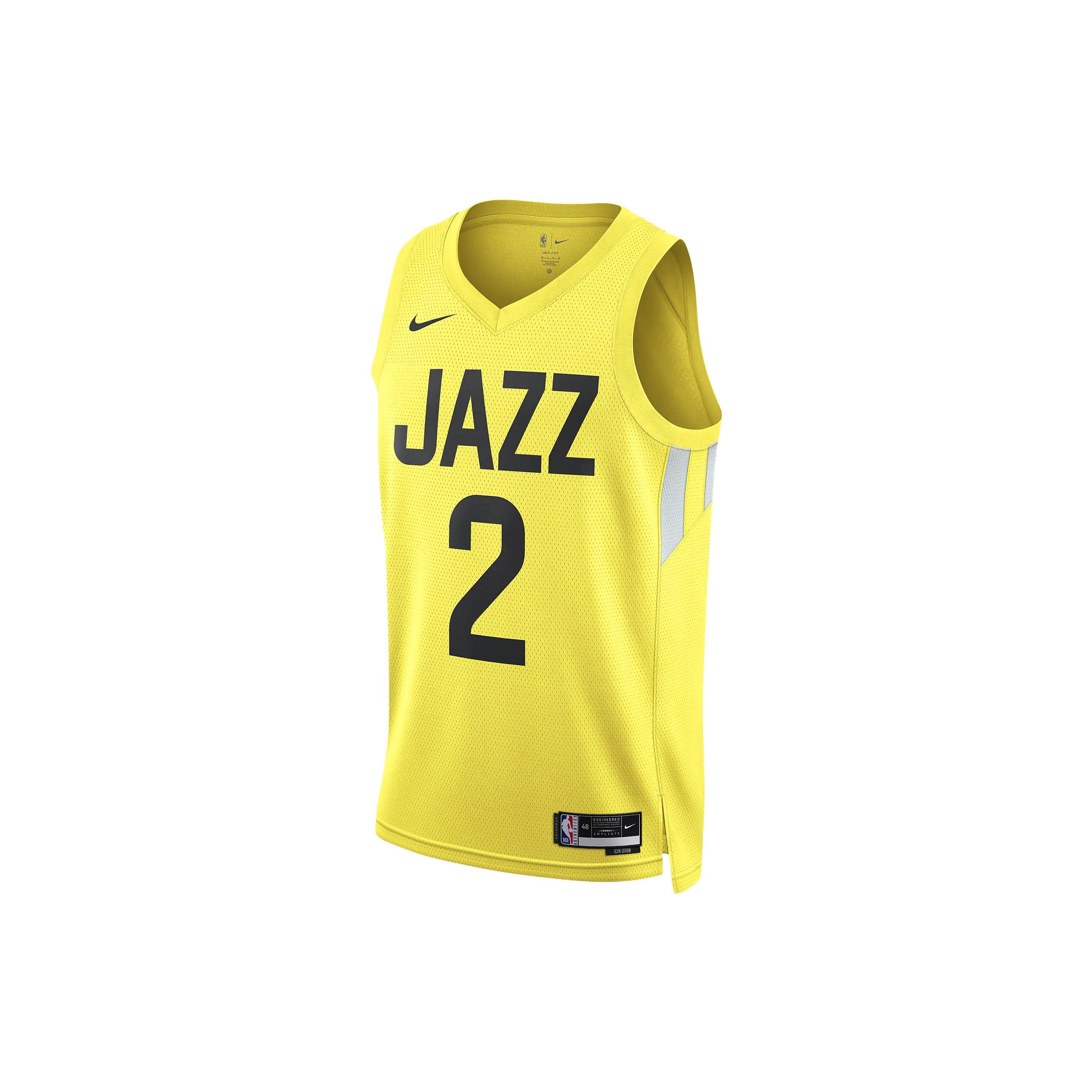 Nike Dri FIT NBA Swingman Basketball Jersey Men s Yellow DN2024-737 L