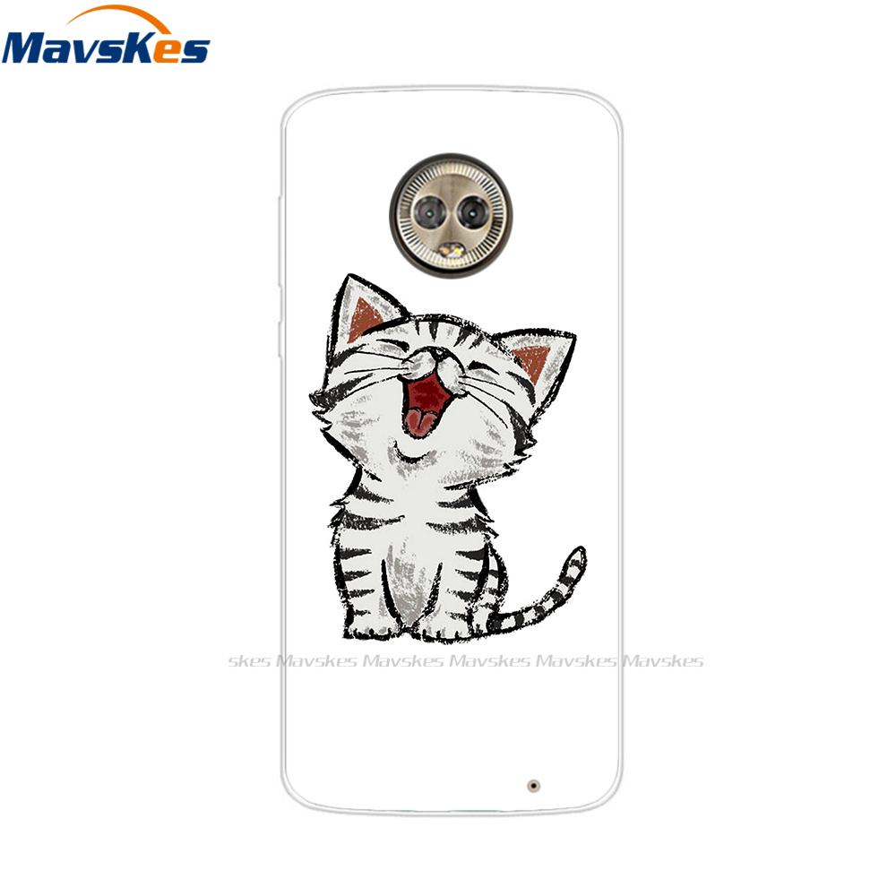 Silicon Case For Moto G6 Plus Case Full Protection Soft Tpu Back Cover On For Motorola MotoG6 G6 Play Bumper Phone Shell Coque