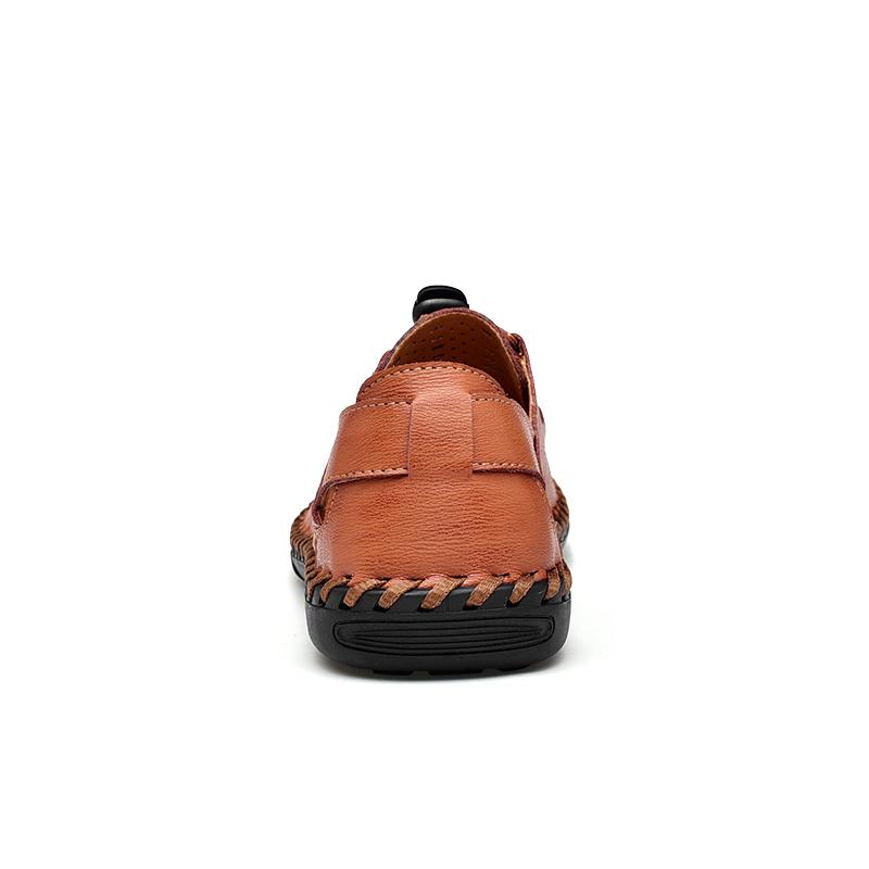 Fashion New Fashion Summer Beach Breathable Comfort Men Gladiator Sandals Genuine Leather Men's Sandal Man Causal Shoes Plus Size 38-48