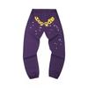 Mens Oversized Hooded Sweatshirt With Spiderweb Foam Print Cotton Fleece-Lined