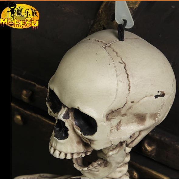 Scheletro Umano Completo per Halloween, Ossa Craniche Realistiche per Casa Infestata, Decorazioni Spaventose per Feste