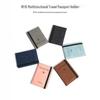 RFID Leather Passport Holder & SIM Card Organizer