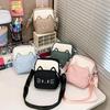 Cute Cat Embroidery Crossbody Bag Shoulder Purse Casual Mini Mobile Phone Pouch For Girls Teenagers Daily Outdoor Travel