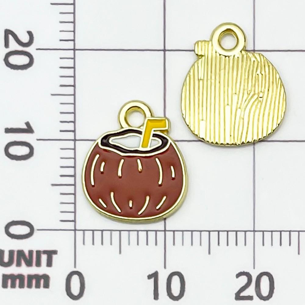 30 Colorful Fruit Enamel Pendants for DIY Jewelry - Apples, Watermelons, Cherries