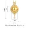 Copper Gold-plated Pendant Imitation Pearl Australian White Nanyang Necklace Accessories Manufacturer Women's High-end Sense