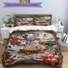 3pcs Mining Dwarfs Bedding Set 1 Soft Quilt Cover + 2 Pillowcases, Machine Washable Suitable for All SeasonsS073