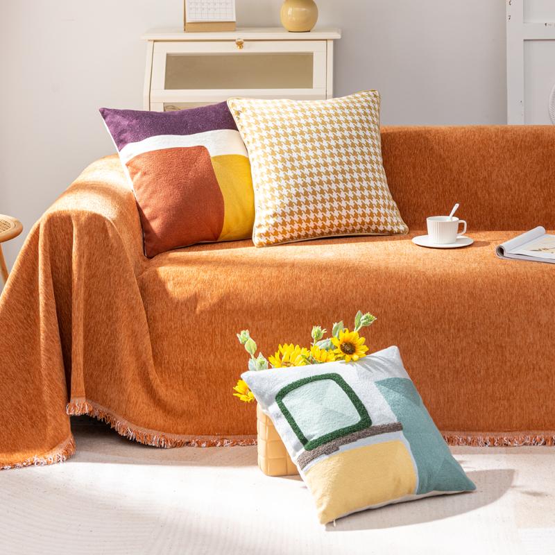 Утолщенный чехол для дивана из синели — фото 6