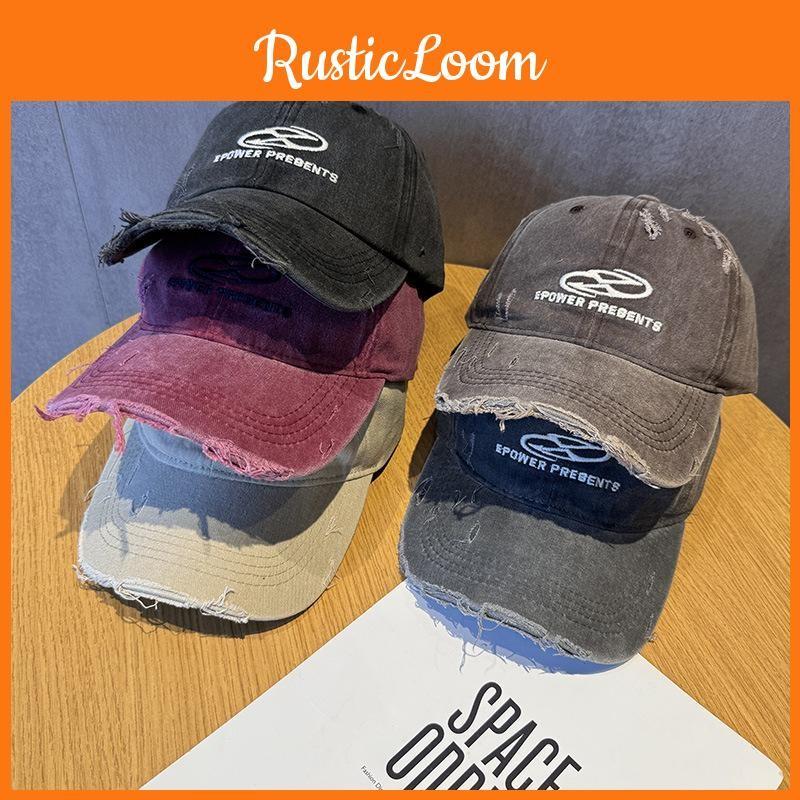 Fashion Broken Urban Hole Baseball Cap Women Sun Hat With Material Breathable