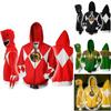 Mighty Morphin Power Rangers Cosplay 3d Printing Hoodie With Premium Quality