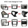 Vehicle Radio Fascia 9/10 Inch Frame Switch To 7 Inch 2 Din Car Radio Fascia Auto Audio Dash Kit Installation Frame Trim Bezel