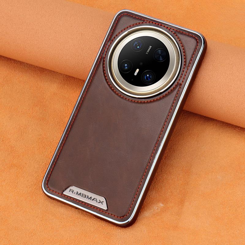 

Suitable for Huawei Mate70pro Mobile Phone Case M60pro Magnetic Absorber Huawei Full-inclusive Anti-fall M70 Business Men s Leather Case Huawei Mate 70 Pro +