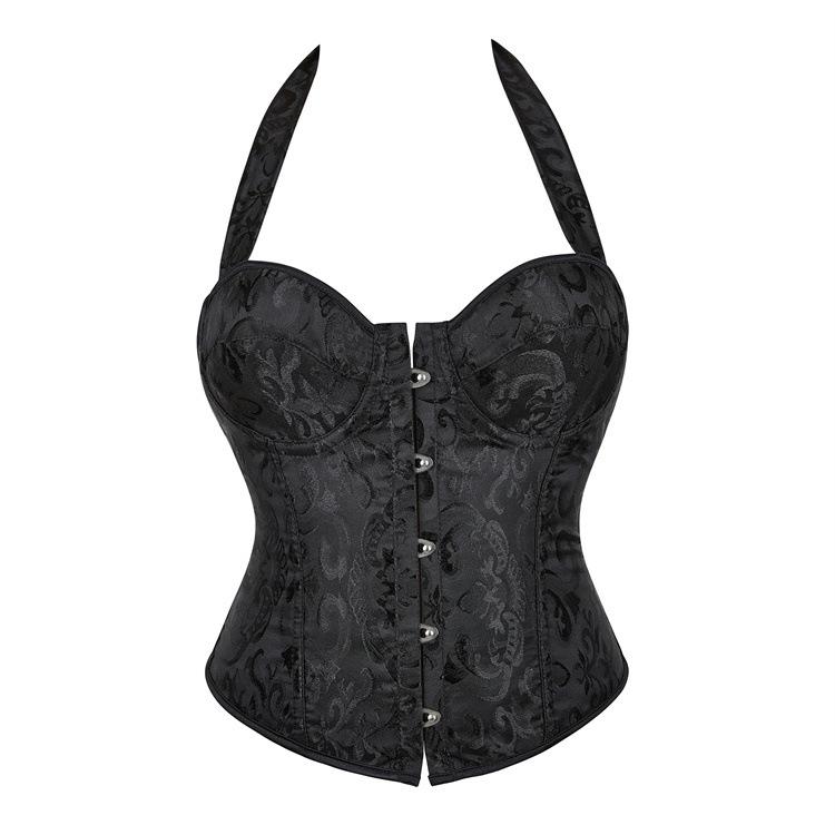 

JYL TS на шею с кольцом из стали для женского корсетного shapewear M чёрный