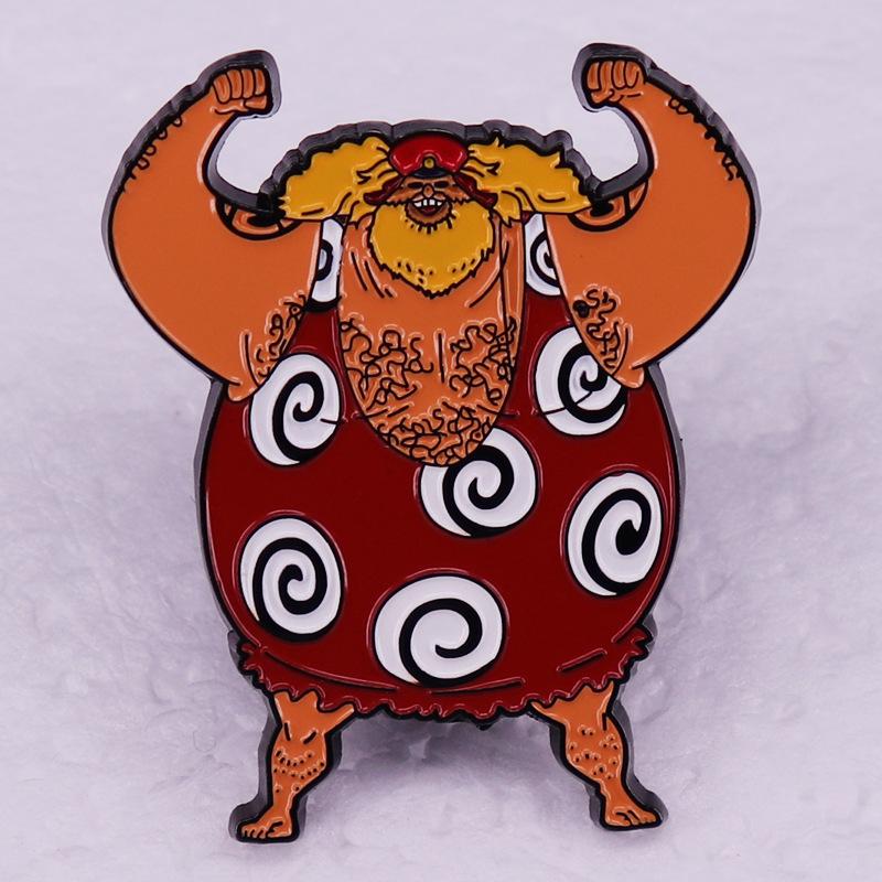 One Piece Anime Mahabais Brooch Badge