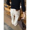 American wide-leg jeans women's autumn new low-rise loose and thin straight pants
