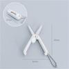 Creative Mini Portable Folding Scissors Morandi Simple Paper-Cutting Art Tool Stationary Scissors Office School Supplies