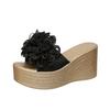 Fashion Luxury Sandals Women Designers Wedges Sandals Women Slippers Summer Beach Platform Shoes Flower Women High Heel Slippers Fashion