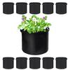 5-Pack Plant Grow Bags 5 Gallon Non Woven Fabric Breathable Garden Potato Mushroom Grow Bags Foldabl