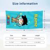 GD Custom Name Printed Beach Towel Personalized Soft Towel For Swimming Beach Travel