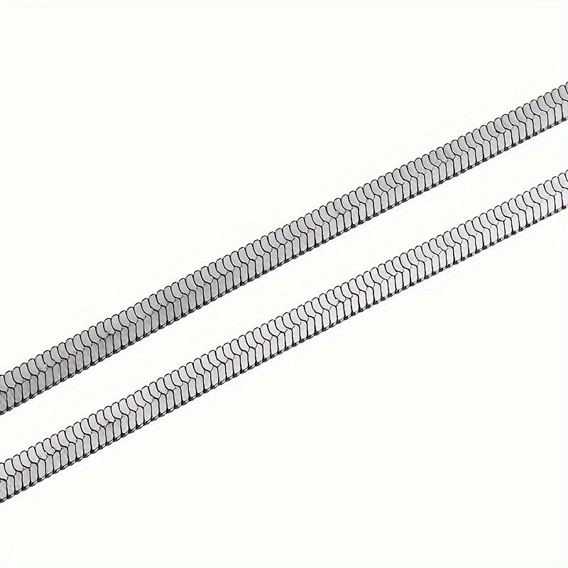 1pc Exquisite Snake Bone Chain Fashion Necklace For Men Women, Everyday Accessories, Thanksgiving Gifts