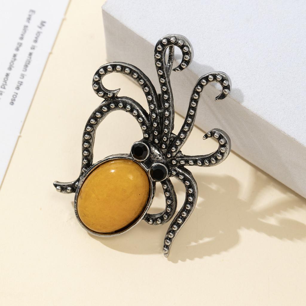 Shell Octopus Brooch Pendant For Diy Jewelry Making And Gift Crafts