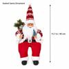 New Santa Claus Standing Figurine Christmas Decoration Window Display Ornament Home Decor Items And Gifts
