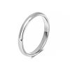2mm Stainless Steel Women's Simple Plain Band Cross-border American European Fashion Non-fading Ring, Versatile Couple Matching Finger Band.