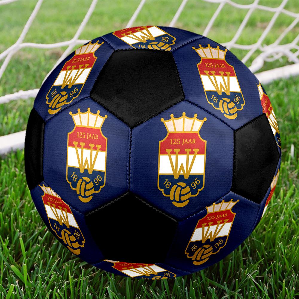 SIZE 5 Willem II Soccer Ball Colorful All Ages Machine Stitched PVC Competition Ready Durable High-Bounce