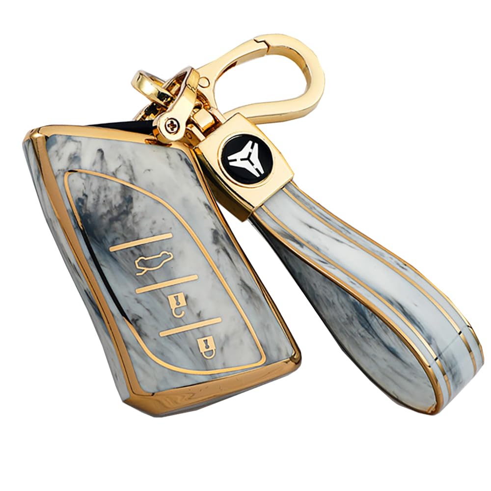 

Yinki Чехол для ключа Lexus Аксессуары Чехол для ключа Автомобиль LEXUS LC LS UX ES Новый NX Роскошный UX250h LC500h ES300h Чехол для смарт-ключа Силиконовый брелок Популярный серый