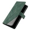 For Samsung Galaxy A06 4G Case Imprinted Lines PU Leather Splicing Wallet Phone Cover