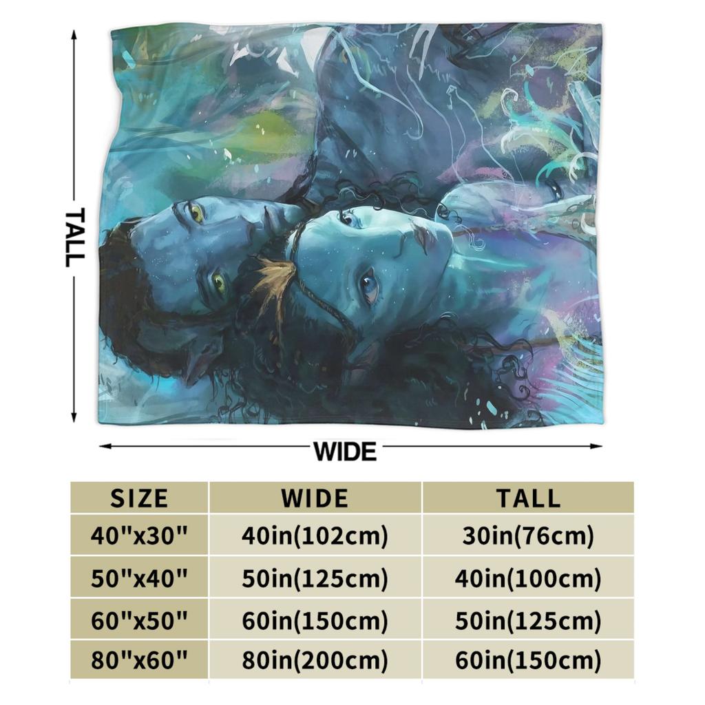 Cartoon Avatar Movie Blanket Fleece Summer Air Conditioning  Multi-function Lightweight Throw Blanket for Bed Car Quilt