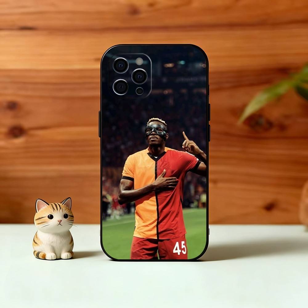 

Футбольный V-Victor O-Osimhen Чехол для телефона Силиконовый Мягкий Для IPhone 17 16 15 14 13 12 11 X XR Plus Pro Max Plus iPhone17