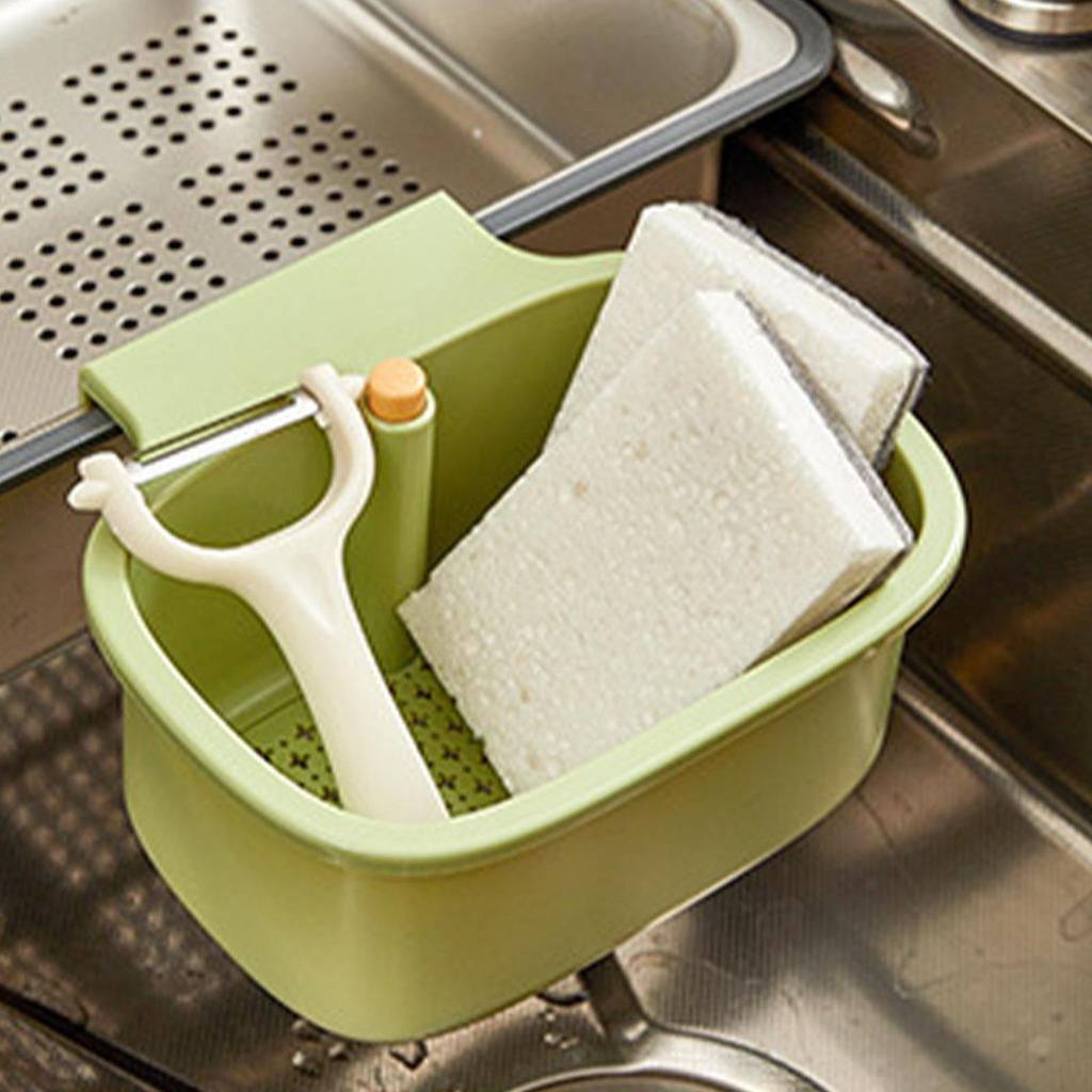 Sink Drain Strainer Basket Retractable Strainer Basket For Sink Multi-purpose Faucet Storage Holder Vegetable Drain Shelf For