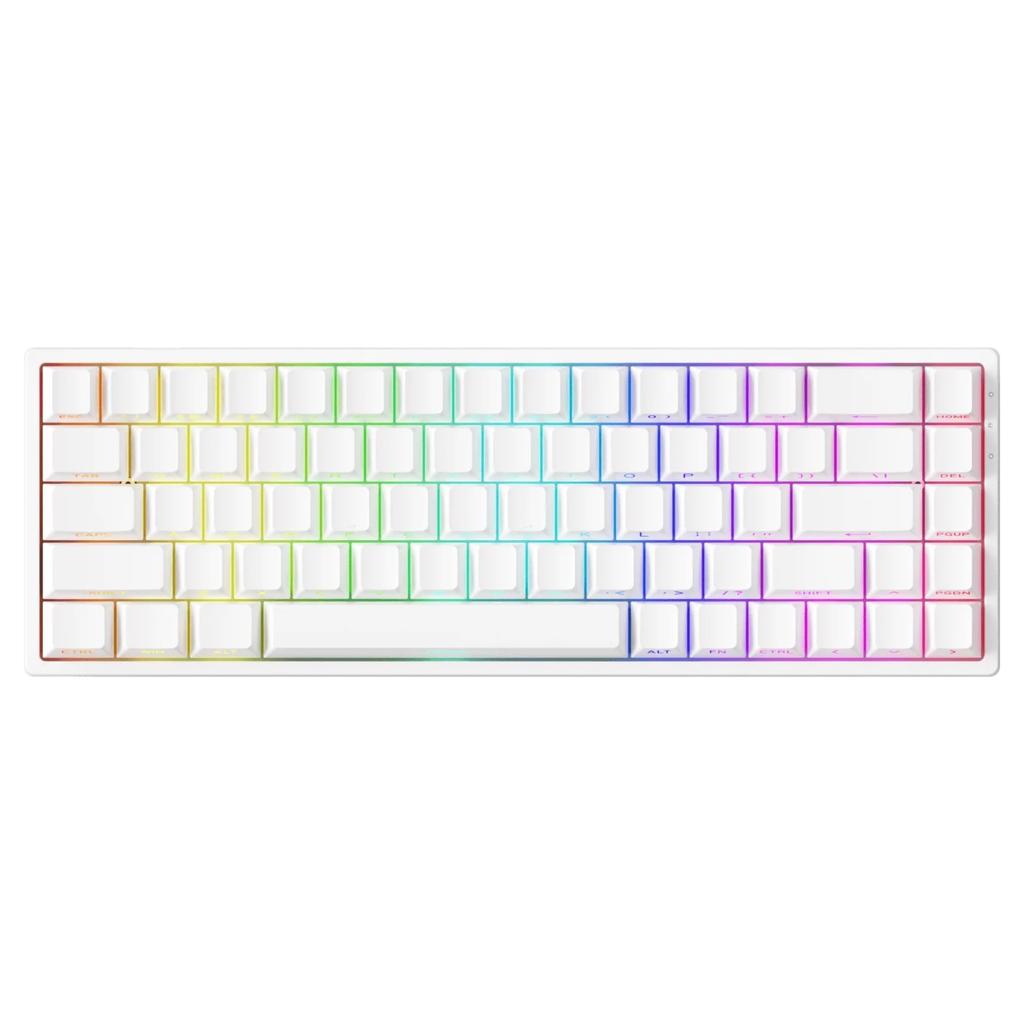MonsGeek FUN68 HE Rapid Trigger English Layout Wireless Model Magnetic Switch Akko Flash Magnetic Switch Tenkeyless Side Print Double Shot PBT 8K