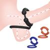 Silicone Penis Semen Lock Ring Bondage Enlargement Erection Stretcher Sex Toy Male Ejaculation Delay Cock Ring Glans Stimulate